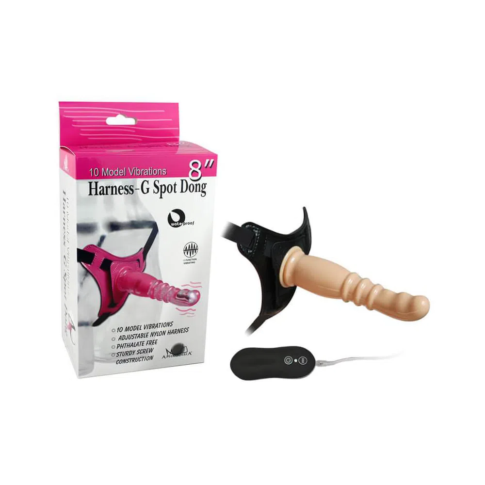 Arnés StrapOn Vibrador Heby Piel