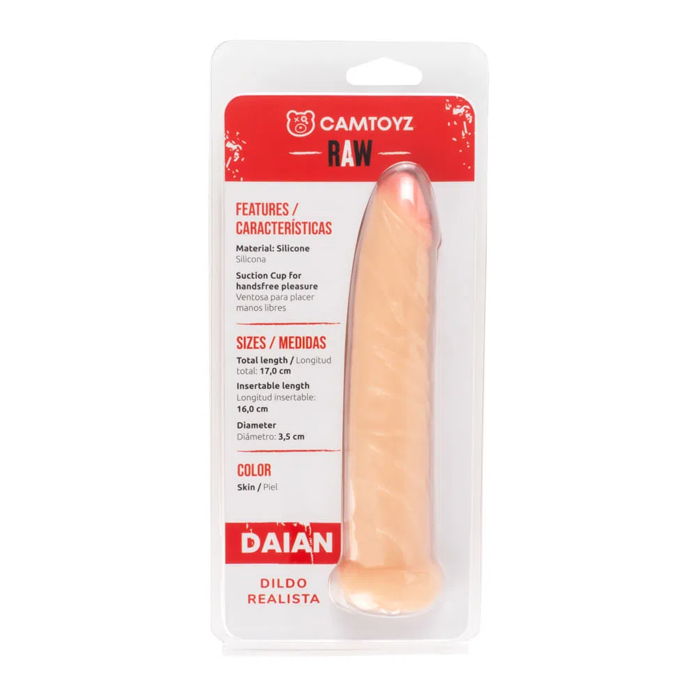 Raw Dildo Realista Daian 17 cm Piel