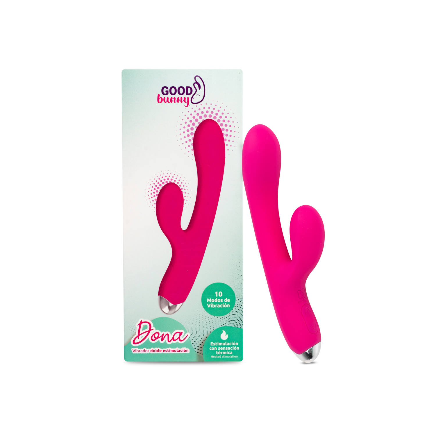 Vibrador Dona con sensación térmica